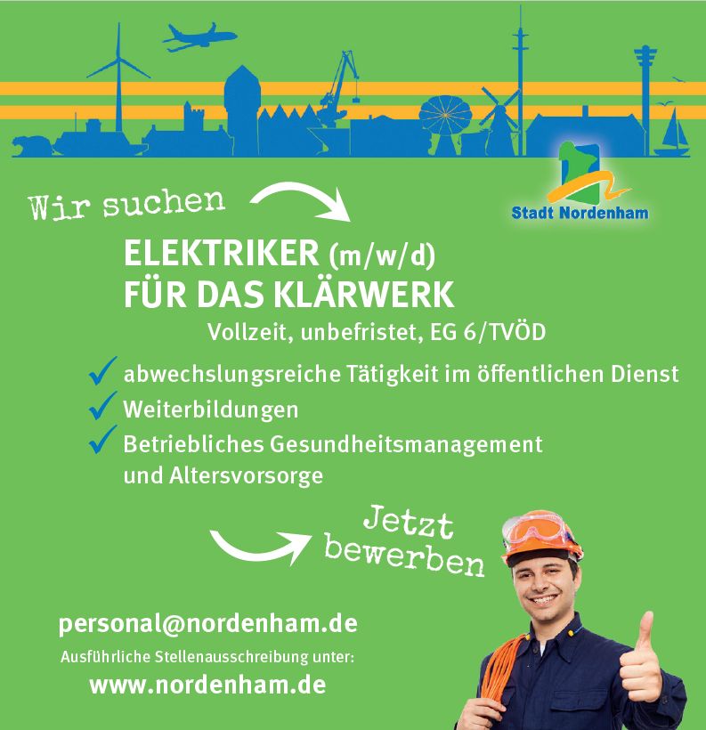 Stellenanzeige Elektriker Kurz