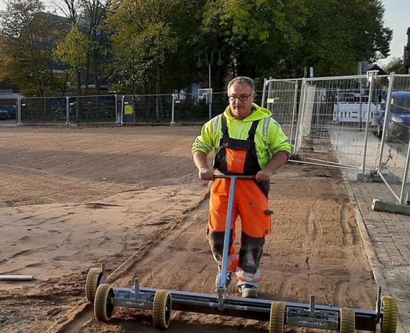 Neugestaltung einer Grundstücksfläche („Pop-up-Park“)